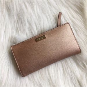 Kate Spade Newbury Lane Rose Gold Wallet